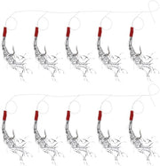 Accessori per pesca al mare - Rigs per pesca al tonno - Accessori per pesca - Vela da pesca con rivestimento argentato - Materiale in plastica resistente - Peso 12 g - Rigs per pesca