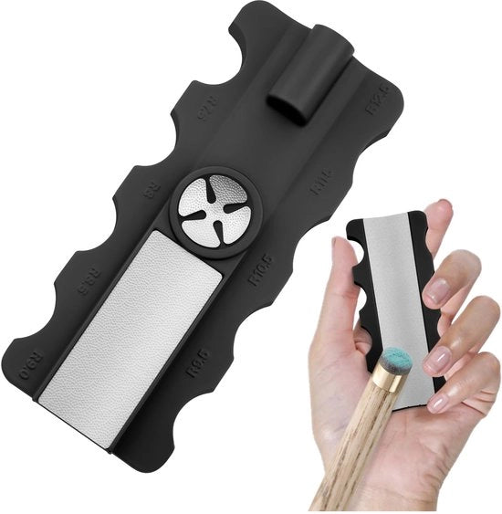 Accessori per Biliardo 5 in 1 - Strumento per modellare la testa del Bastone - Strumento per levigare la testa del Bastone - Accessori per Biliardo - Ideale per il rapido ripristino delle teste dei Bastoni - Nero

Modello: 
5 in 1 Pool Cue Head Shaper