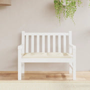 Cuscino per Panca-Cuscini per panchina Bianco Crema 110x50x7 cm in Tessuto Oxford