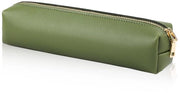 Etui in PU pelle, contenitore per trucco, contenitore per ufficio, contenitore, contenitore per ufficio (verde)