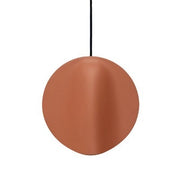 Sirio Lampada a sospensione a LED, design moderno in ceramica Terracotta, modulo luminoso 8W 3000K, diametro 24 cm, adatta per interni IP40