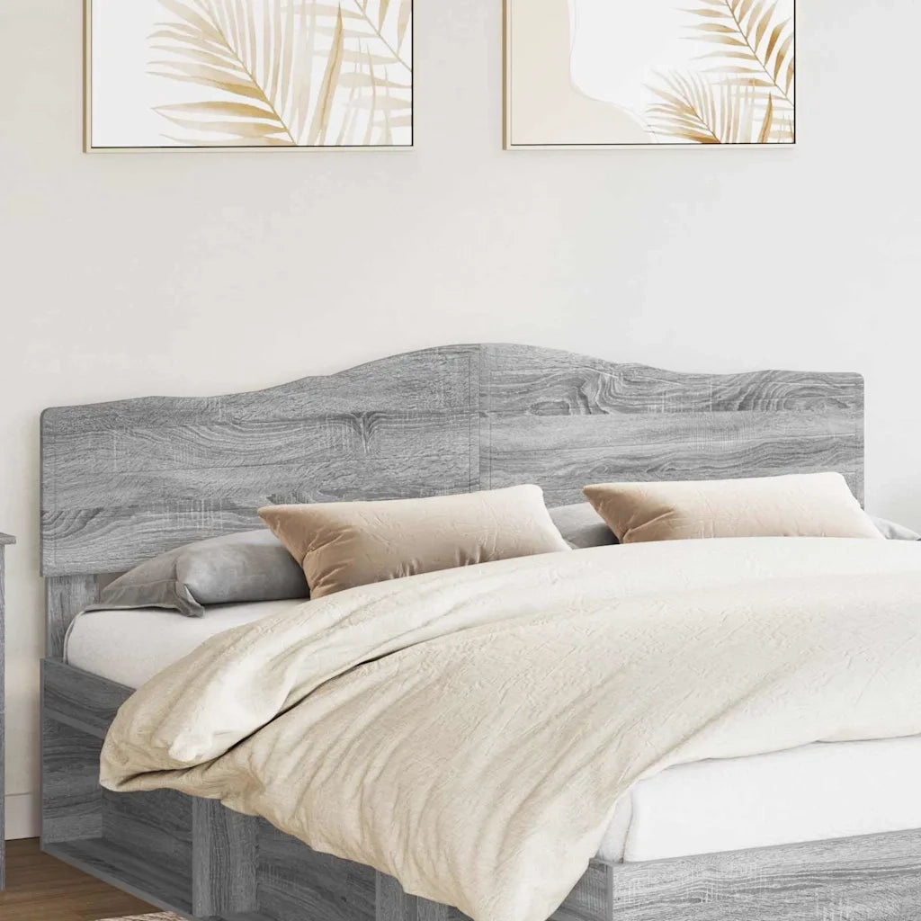 Testiera-Testata-Testiera Decorativa Grigio Sonoma 180 cm Legno multistrato 823766