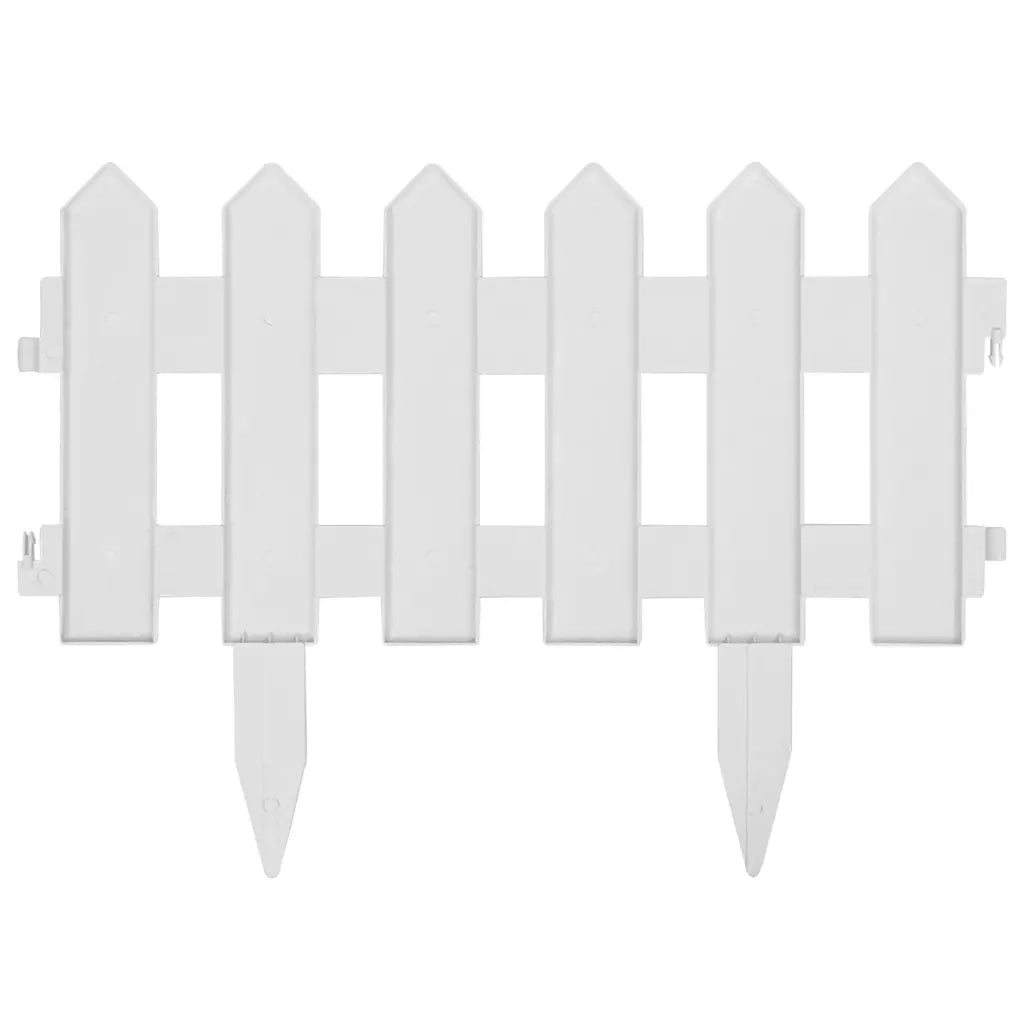 Bordi per Prato 25 pz Bianchi 10 m in PP 48616