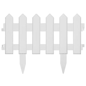 Bordi per Prato 25 pz Bianchi 10 m in PP 48616