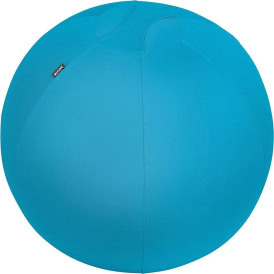 Sedia ergonomica per ufficio, diametro 65 cm, inclusa copertura in tessuto, pallone interno, inclusa pompa a mano, colore blu