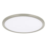 Faretto Ad Incasso Moderno Fueva Flex In Alluminio Nichel Satinato Led 22W
