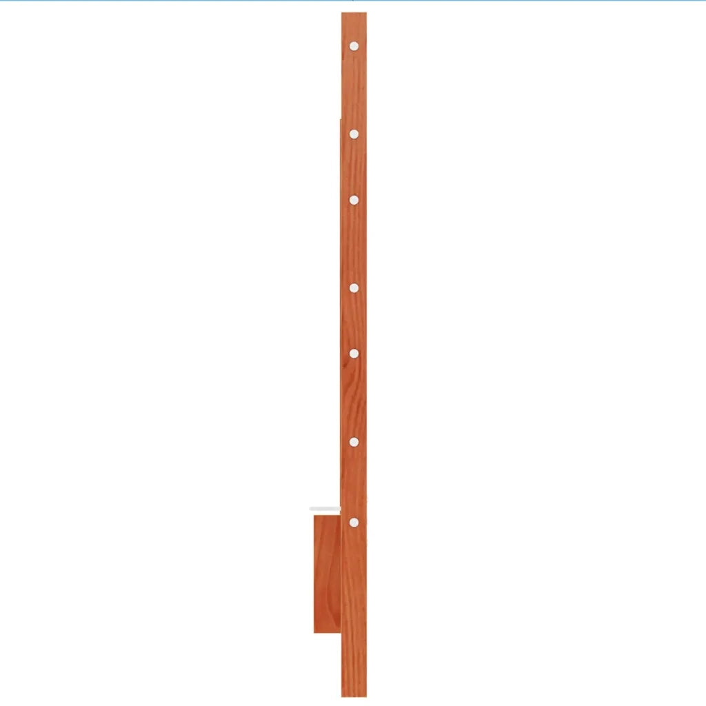 Testiera | Testata Marrone Cera 180 cm in Legno Massello di Pino