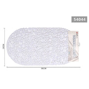Trade Shop - Tappeto Tappetino Doccia Vasca Antiscivolo Per Bagno Arredo Bianco 38x68cm 54044 -