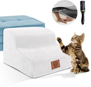 Trappola per cani, Trappola acquatica per piccoli cani, Trappola per animali con 2 gradini, Trappola portatile per gatti, Rampino per cani in spugna di alta densità per divani, Lavabile