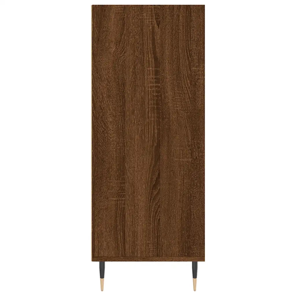 Credenza Rovere Marrone 57x35x90 cm in Legno Multistrato 827227