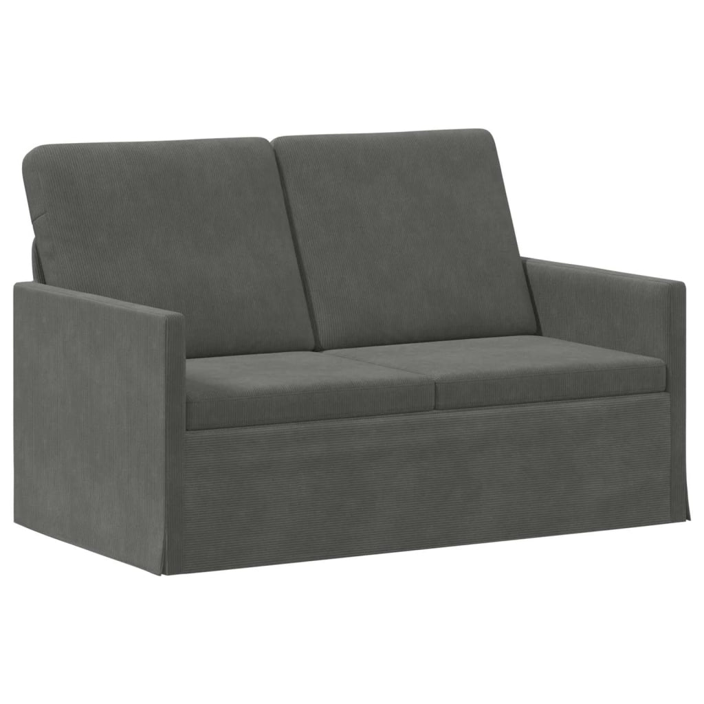 Set di divani 2 pcs Grigio Scuro Tessuto in Cords 3433243