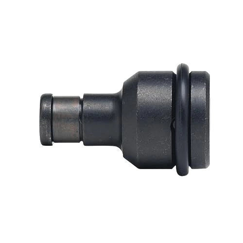 Makita 134873-0 Adattatore per Avvitatore a Impulsi 1-2'' Vierkant a 1-4'' Sechskant Lunghezza 33 mm con Anello e Copiglia colore Nero