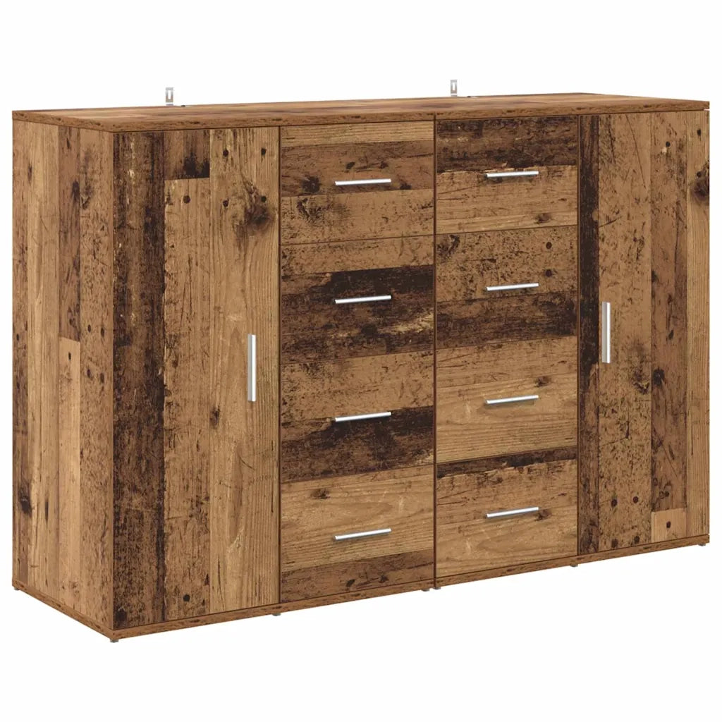 Sideboards Corona 2 pcs Legno vecchio 59 x 39 x 80 cm
