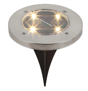 Faretto solare da incasso LED 0,24W cromo IP44 Rabalux