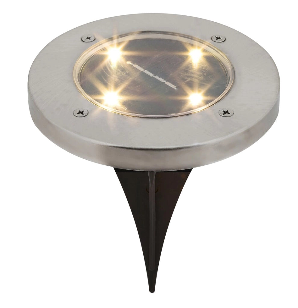 Faretto solare da incasso LED 0,24W cromo IP44 Rabalux