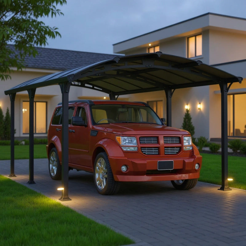 Carport in alluminio - ALMICAR 5000 - 18 mÂ²