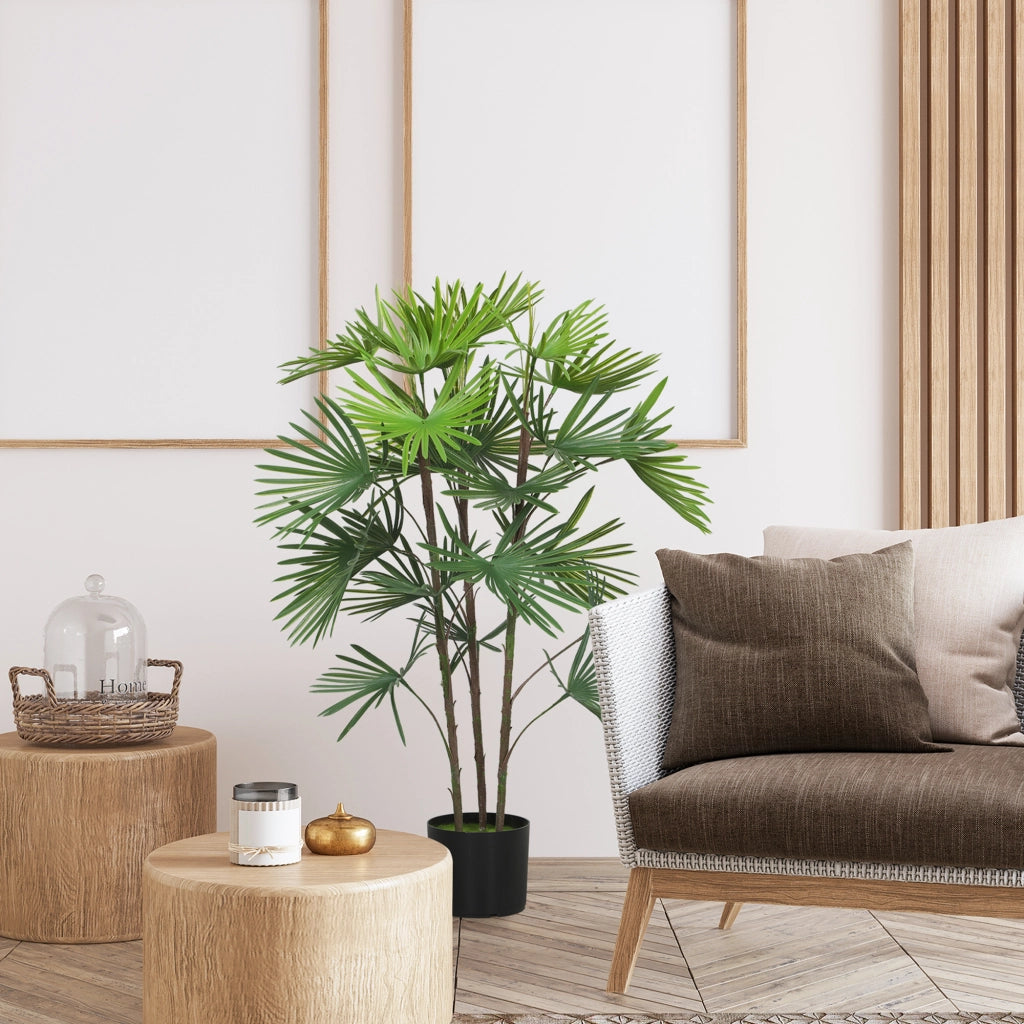 Palma Artificiale con Vaso ¨C zephmum ¨C Verde 90 cm