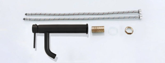 Rubinetto Da Lavabo Rea Lungo Black High