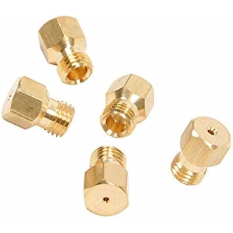 KIT 5PZ UGELLI SPRUZZI PASSO 5MA METANO FORNELLI CUCINE E ALTRO GAS - UNIVERSALE