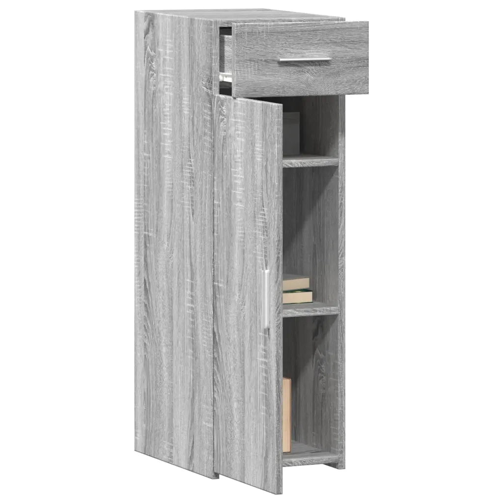 Credenza Grigio Sonoma 30x42,5x93 cm in Legno Multistrato 846276