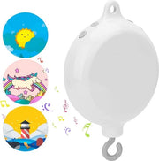 Cassa musicale rotante portatile con scheda SD da 128 MB e 35 melodie - Batteria funziona