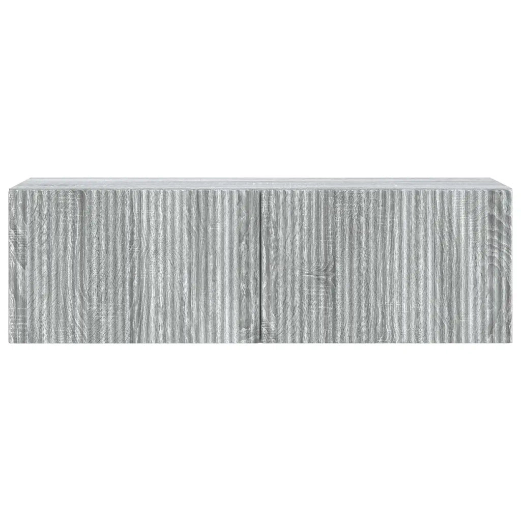 Mobile Porta TV da Muro Grigio Sonoma 98 x 31 x 30 cm
