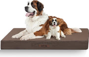 Letto per cani extra grande - letto per cani ortopedico impermeabile per cani grandi, copertura rimovibile lavabile, cuscino schiacciapensieri schiuma, adatto per cani fino a 130 kg, karamel