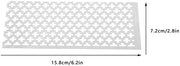 Liniaal in Acciaio Inossidabile - Diamantino Schilderliniaal - Articoli da Disegno - Accessori DIY - Risultati Chiari e Precisi - Dimensioni 15,8 x 7,2 cm - Tavolino da Disegno