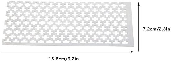 Liniaal in Acciaio Inossidabile - Diamantino Schilderliniaal - Articoli da Disegno - Accessori DIY - Risultati Chiari e Precisi - Dimensioni 15,8 x 7,2 cm - Tavolino da Disegno