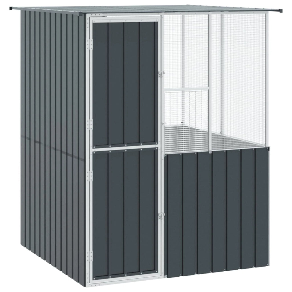 Gabbia per uccelli Antracite 165 x 165 x 200 cm Acciaio zincato 3325168