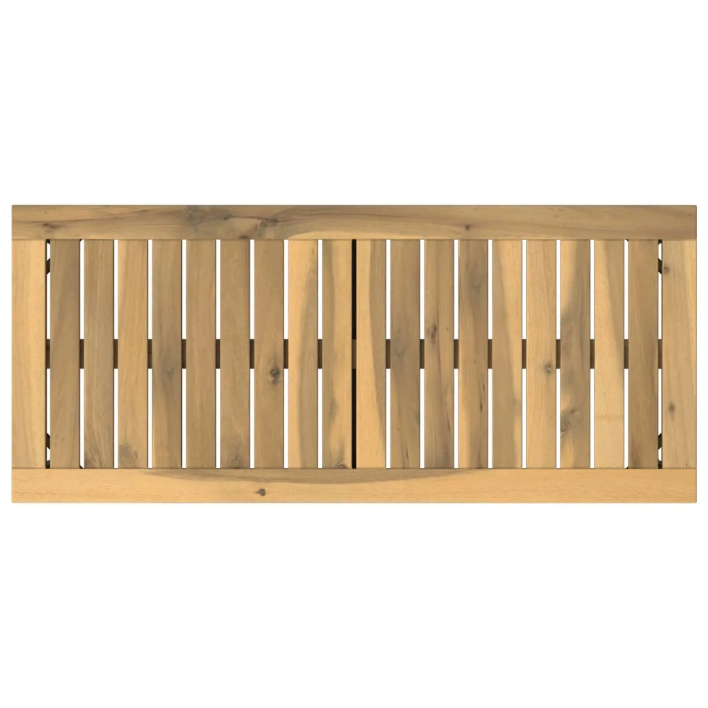 Panchina da giardino 80,5 x 35 x 45 cm Legno di Acacia Massello 901747