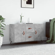 Credenza Grigio Cemento 100x36x60 cm in Legno Multistratocod mxl 104446