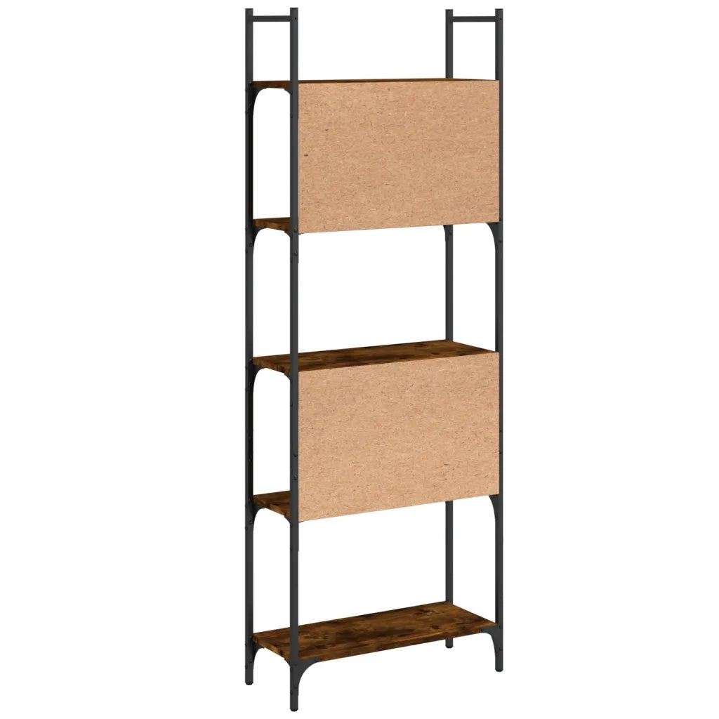 Libreria 5Ripiani Rovere Fumo 60,5x24x166,5cm Legno Multistrato 838865