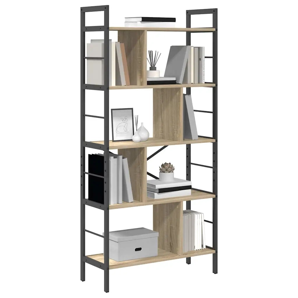 Libreria Rovere Sonoma 75 x 30 x 156 cm Legno multistrato