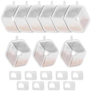 Set di 9 pezzi Adatto per Filterelementi Smartoo per Dispenser per Animali da Compagnia Accessori per Filterelementi per Macchine per Animali da Compagnia