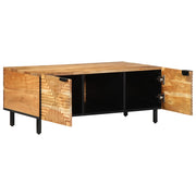 Tavolino da caffÃ¨ 100x54x40 cm in legno massello di acacia