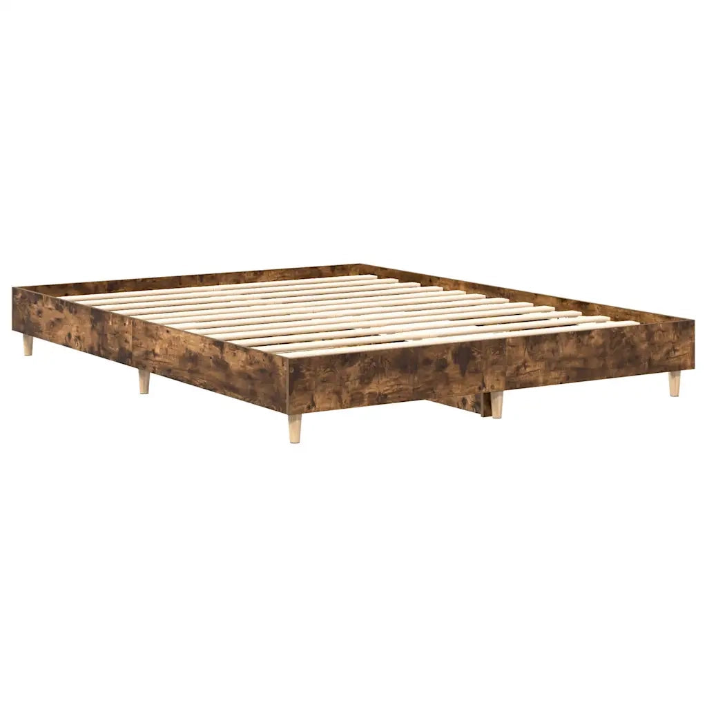 Giroletto senza Materasso Rovere Fumo 140x200 cm in Truciolato