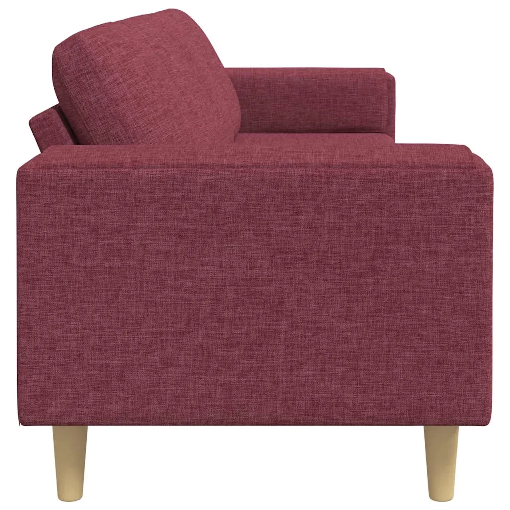 Set di divani Rosso vino Tessuto