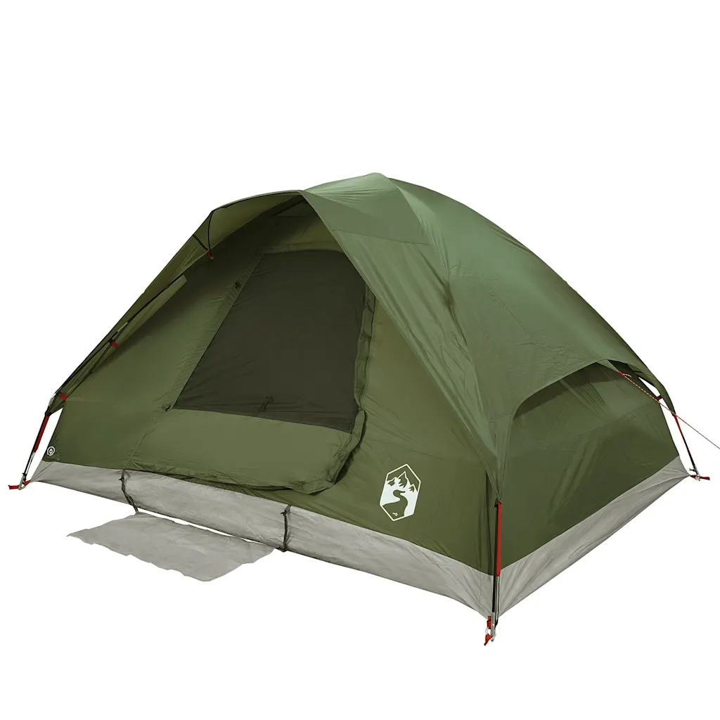 Tenda da Campeggio a Cupola 4 Persone Verde Oliva Impermeabile 4009642