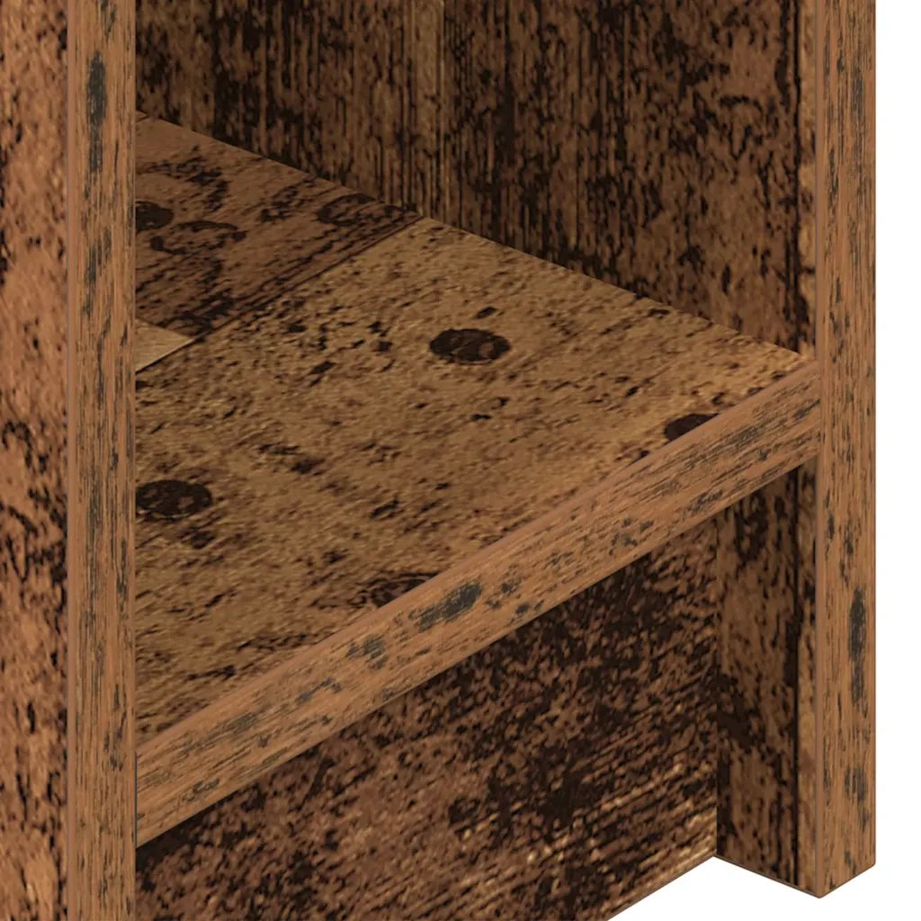 vidaXL Comodino con Cassetto Legno Antico 20x36x60 cm