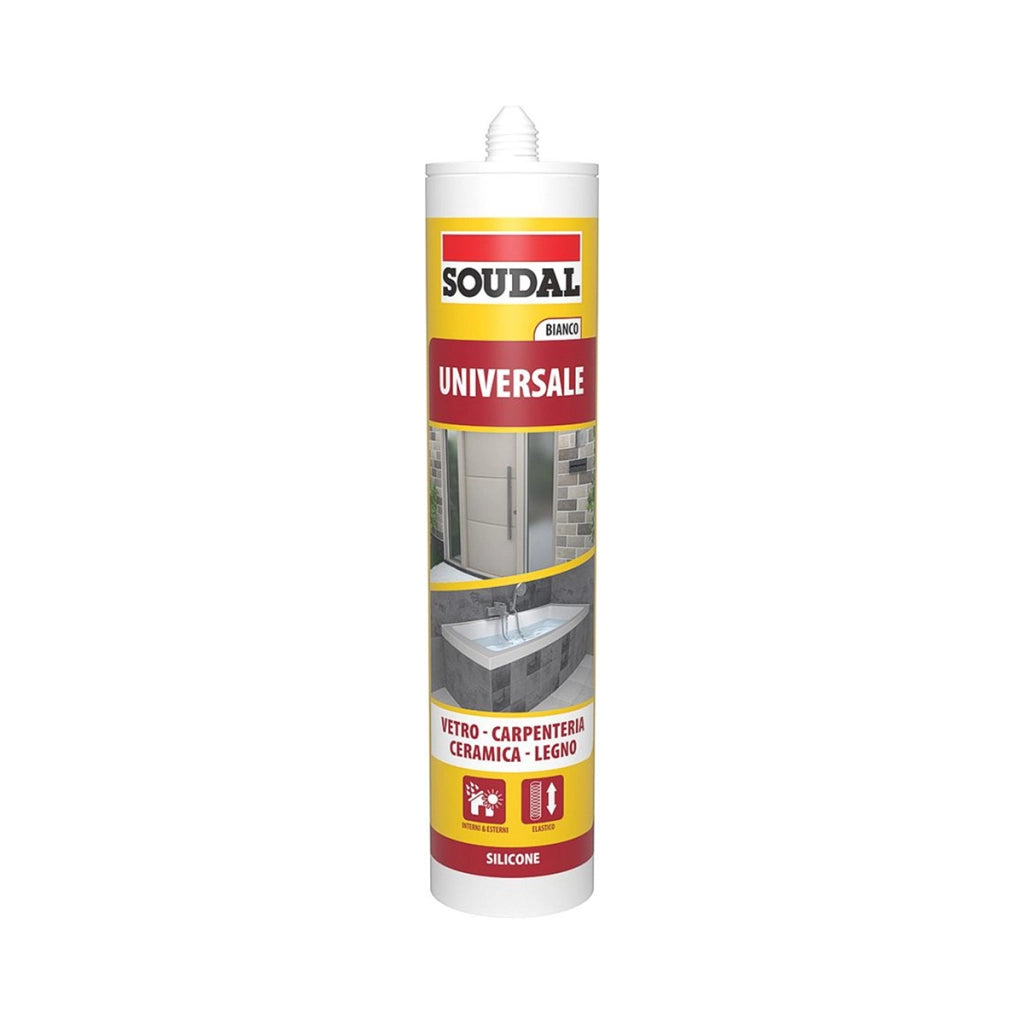 SILICONE UNIVERSALE- 280 ml Bianco- SOUDA- pezzi 1