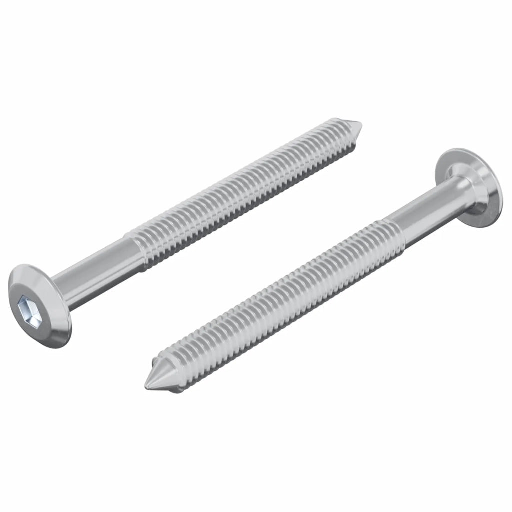 Vite 2 pz Argento M6 x 60 mm Acciaio CFW7858665