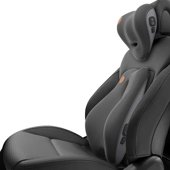 Cuscino di Supporto Lombaro con Massaggio Elettrico per Sedia da Ufficio o Gaming con Cuscino di Spuma di Memoria Respirabile Copertura Lavabile e Alleviazione del Dolore alla Colonna Vertebrale Nero Caricato