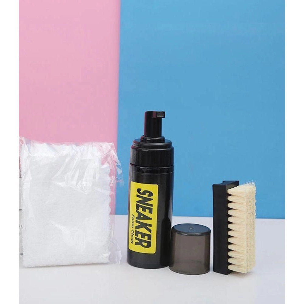 Trade Shop - Schiuma Detergente Per La Pulizia Di Scarpe Sneaker Cleaning Senza Risciacquo -