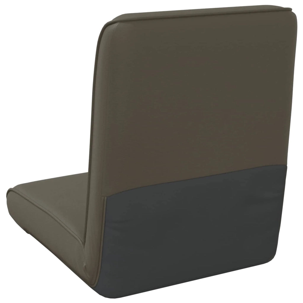 Sedia da Pavimento Grigio 50 x 73 x 60 cm Pelle Sintetica 42028160