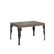 Tavolo allungabile 140/400x90 cm Paxon tortora gambe antracite