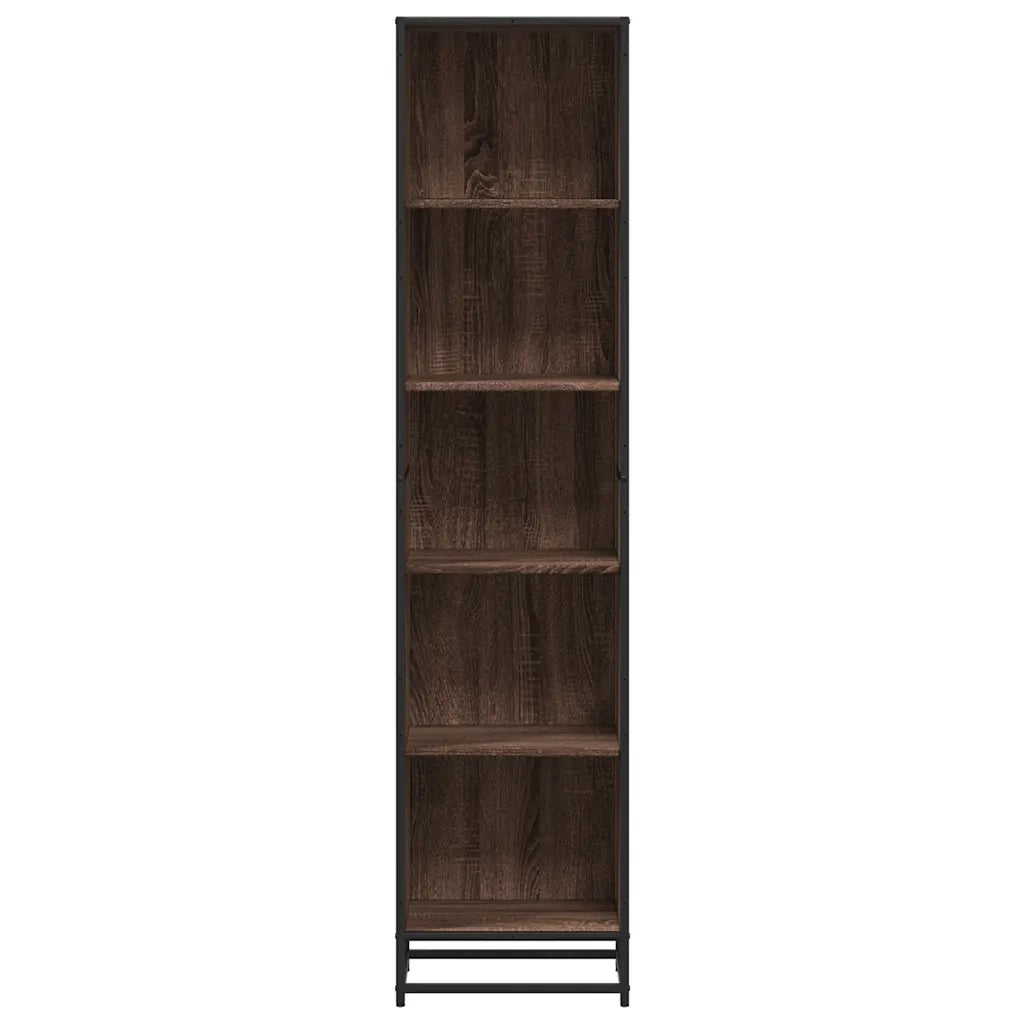 Libreria Rovere Marrone 40x35x170,5 cm in Legno Multistrato