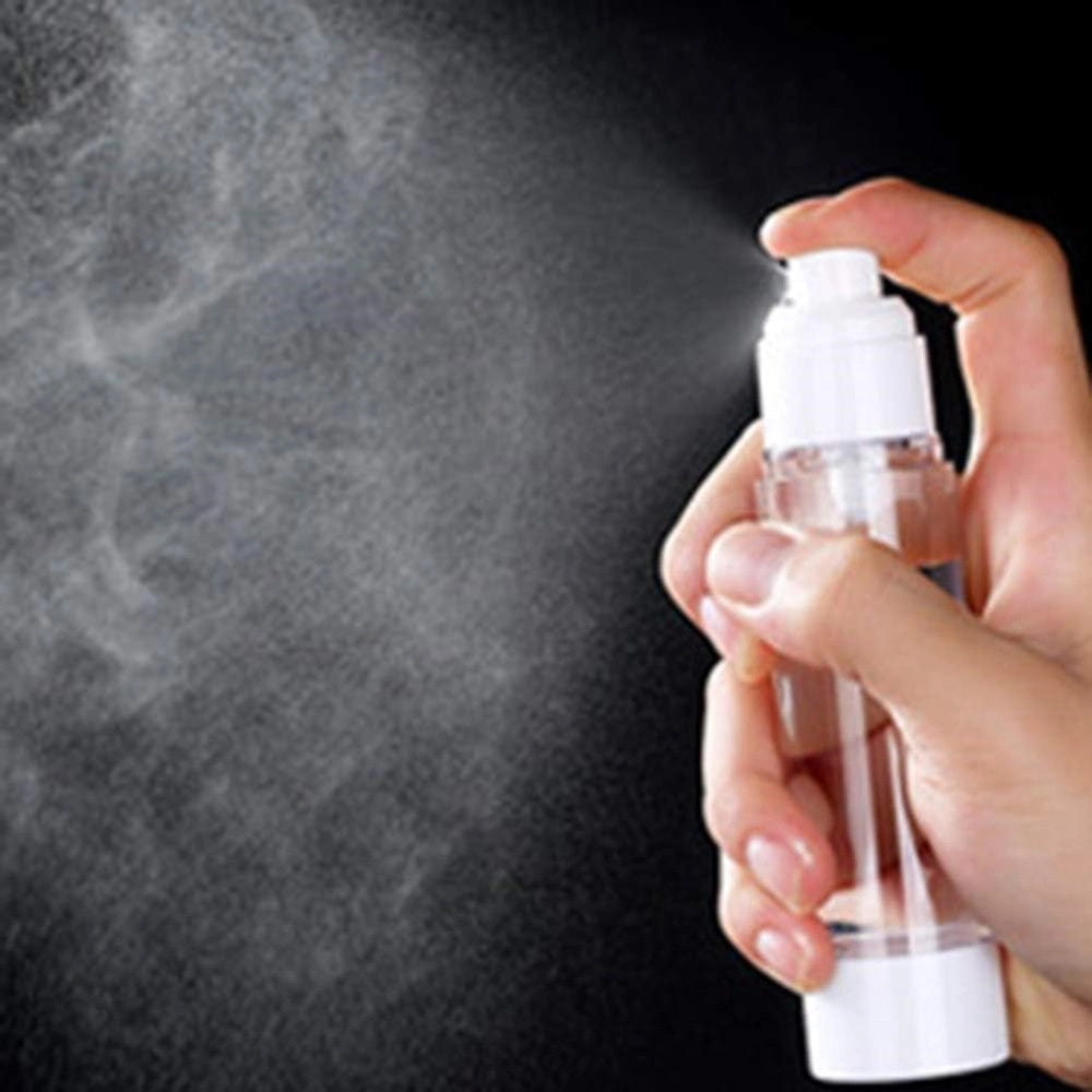 Trade Shop - Set 2pz Bottiglia Da Viaggio Vuota Flacone Per Pompa Airless A Spray 50 Ml 79405 -
