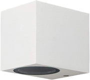 Applique da esterno ip65 lampada faretto a parete giardino moderno gu10 Cubo Bianco