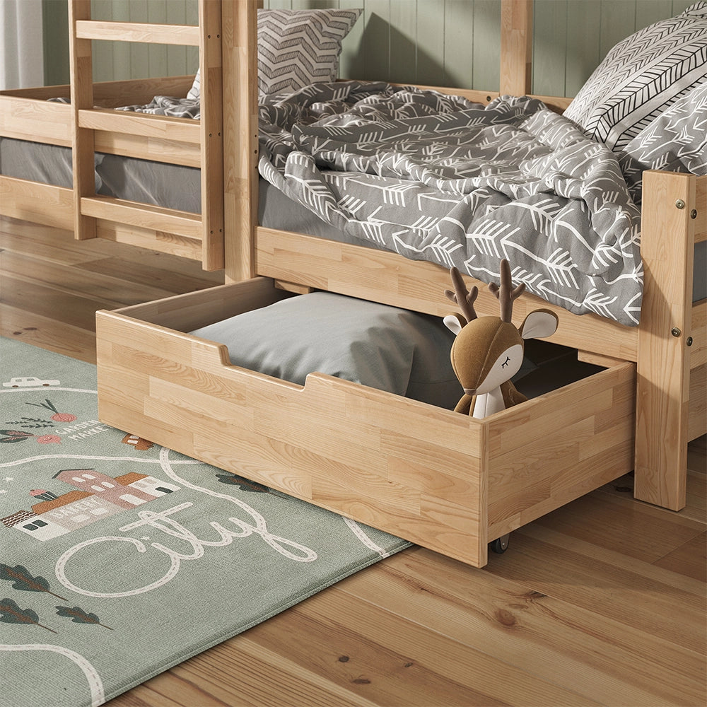 Vitalispa Cassetto rotante Legno naturale 92 x 89 cm